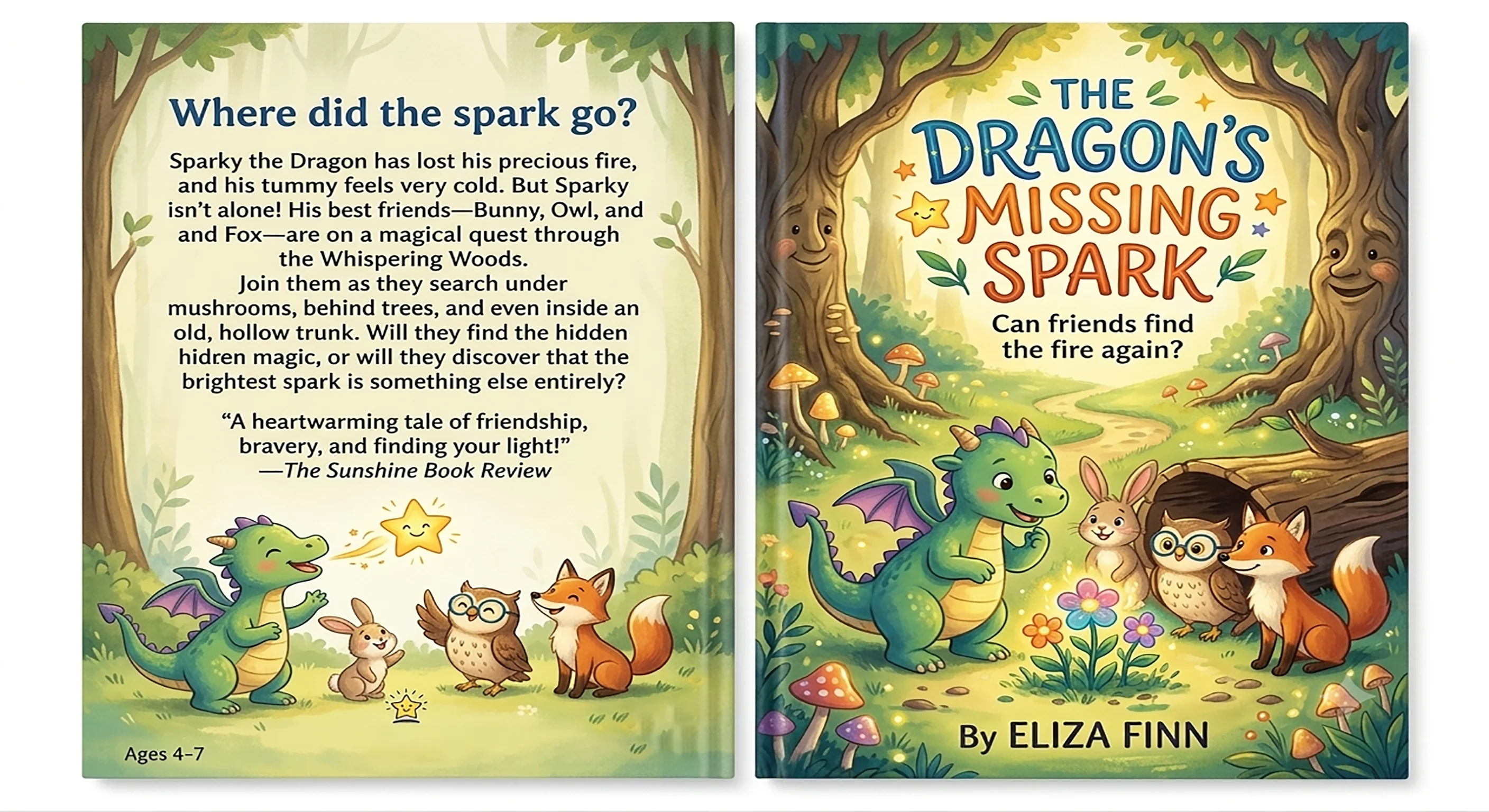 Children's book cover portfolio